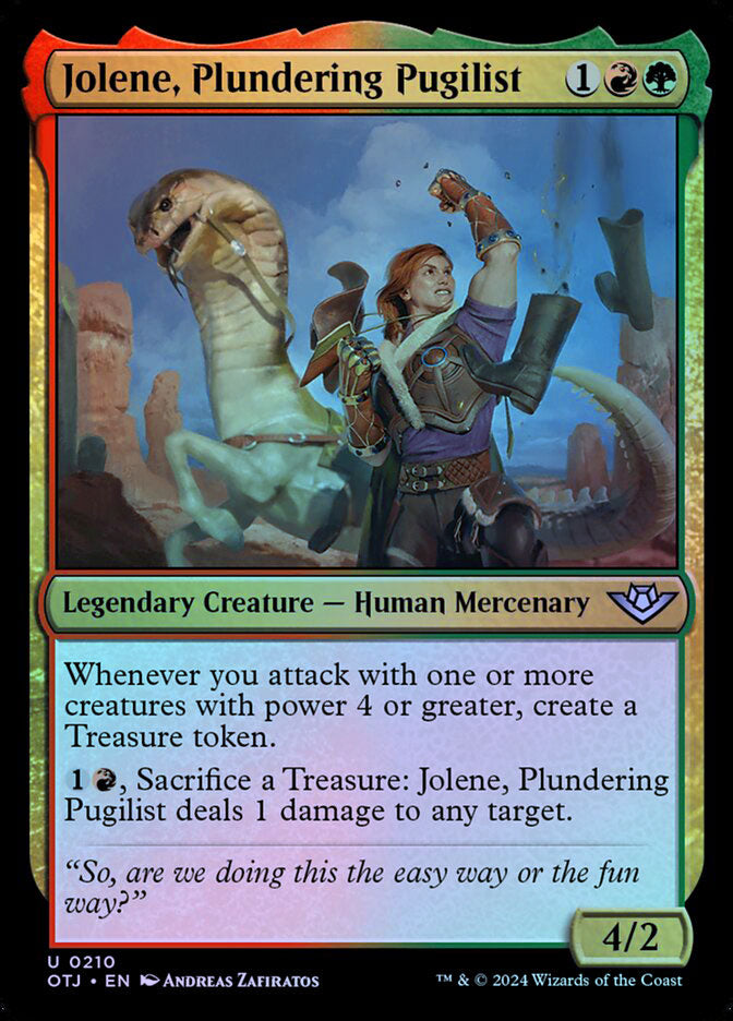 Jolene, Plundering Pugilist - Foil