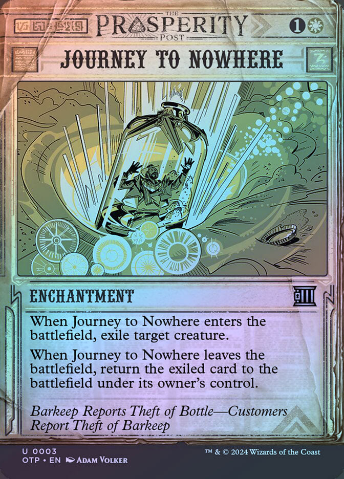 Journey to Nowhere (Showcase) - Foil