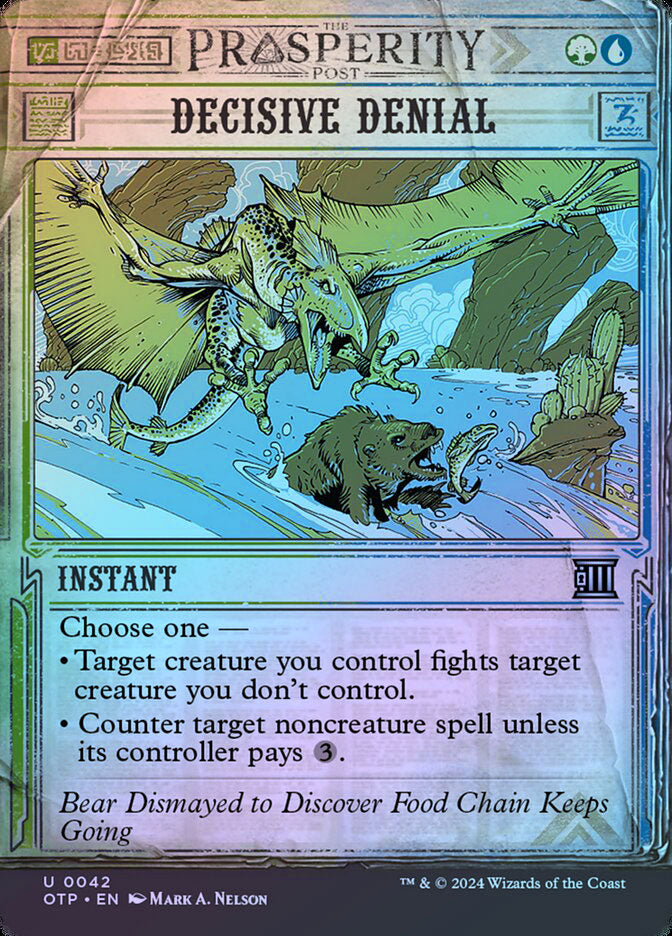 Decisive Denial (Showcase)- Foil