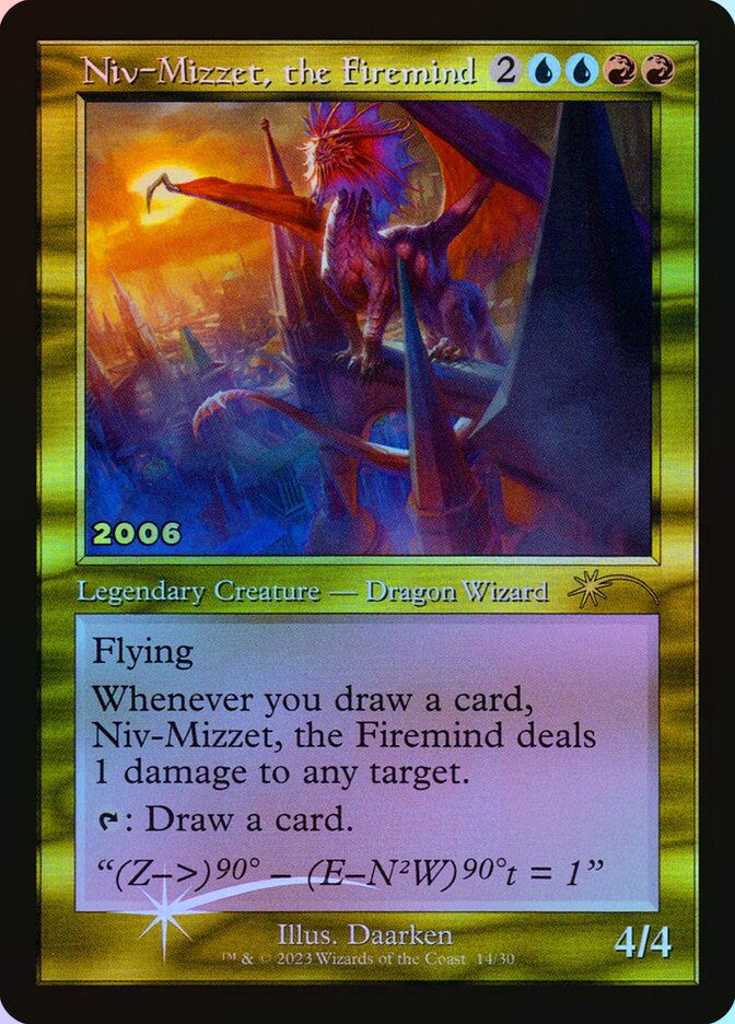 Niv-Mizzet, the Firemind - Retro Frame - Foil