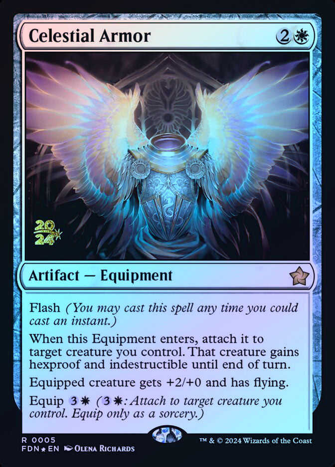 Celestial Armor (Prerelease) - Foil