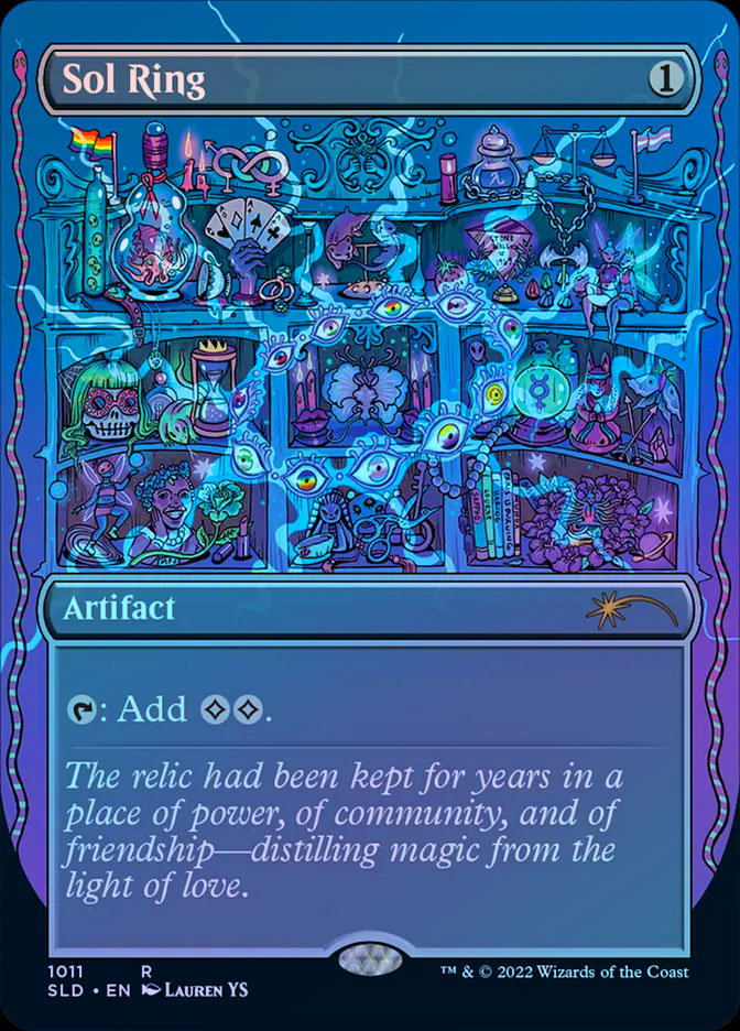 Sol Ring (1011) (Borderless) - Foil
