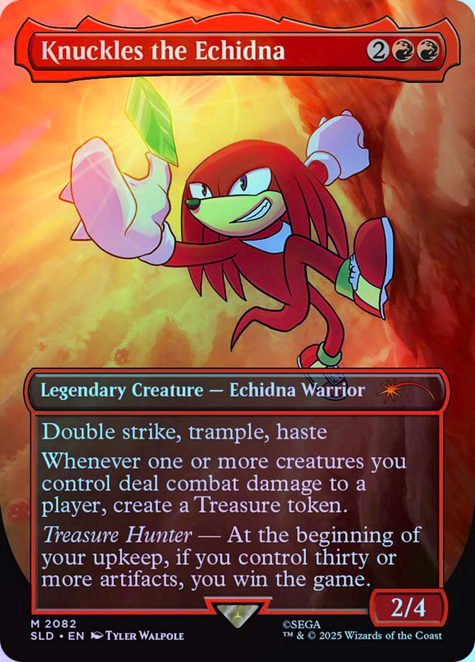 Knuckles the Echidna (Borderless) - Foil