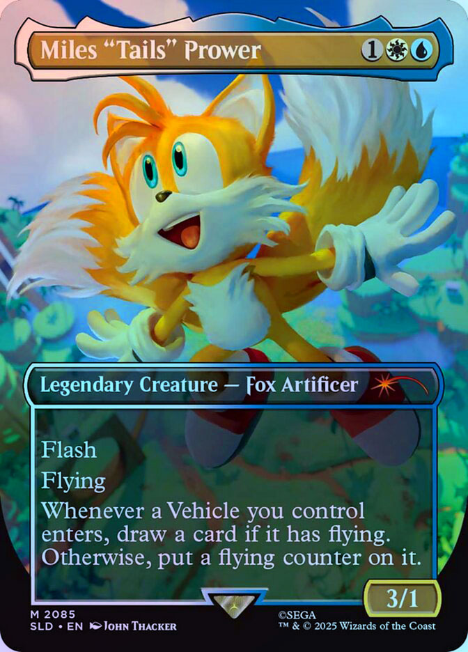 Miles "Tails" Prower (Borderless) - Foil