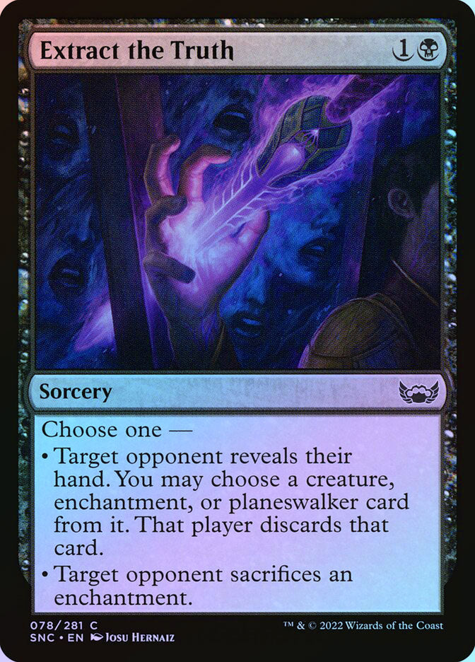 Extract the Truth - Foil