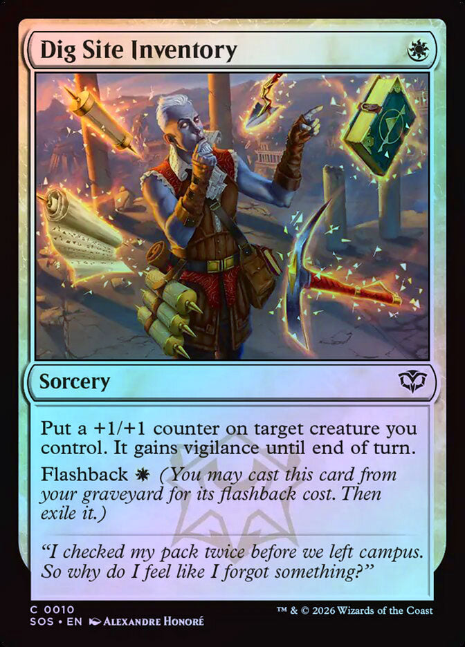 Dig Site Inventory - Foil