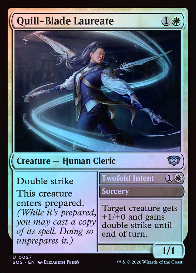 Quill-Blade Laureate // Twofold Intent - Foil
