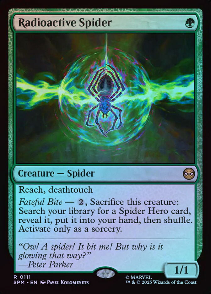 Radioactive Spider - Foil
