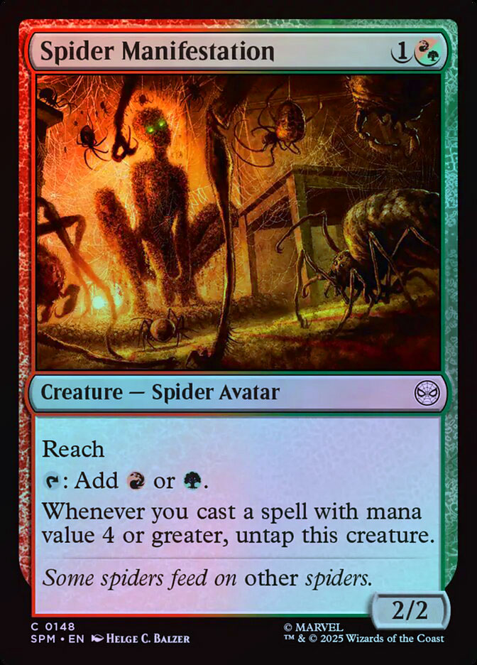 Spider Manifestation - Foil
