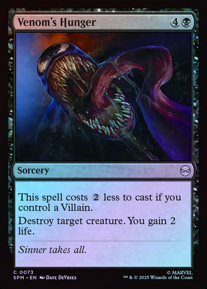 Venom's Hunger - Foil