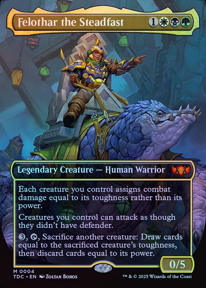 Felothar the Steadfast (Borderless) - Foil