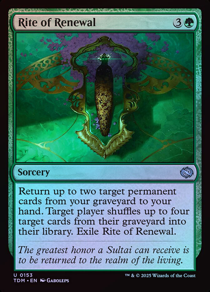 Rite of Renewal - Foil