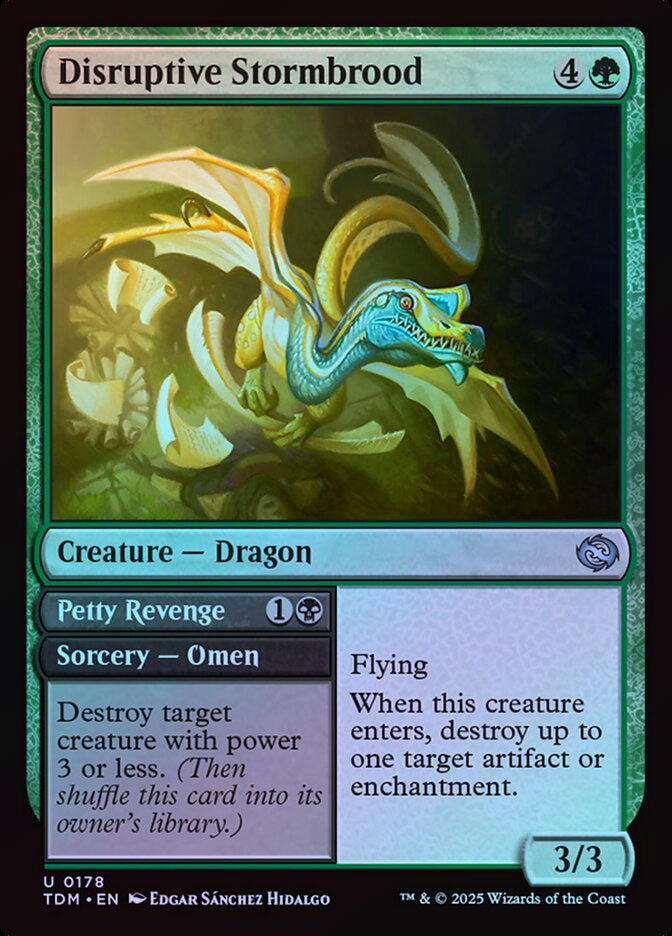 Disruptive Stormbrood // Petty Revenge - Foil