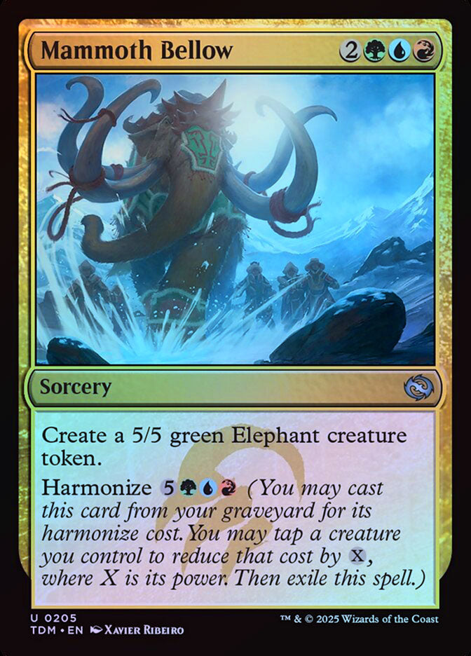 Mammoth Bellow - Foil
