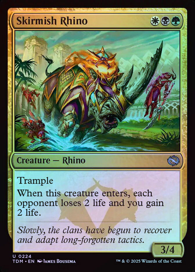 Skirmish Rhino - Foil