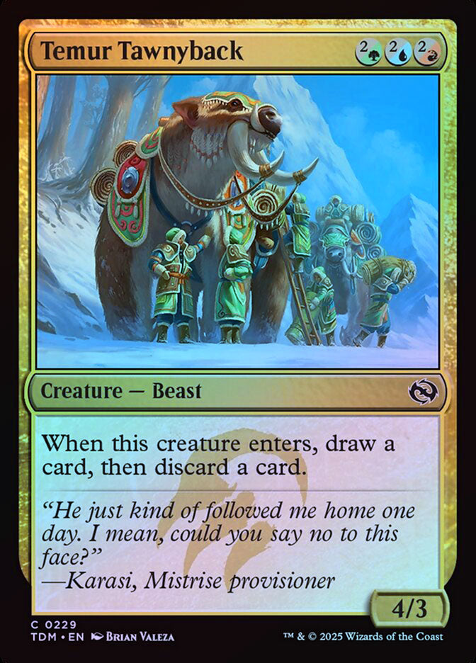 Temur Tawnyback - Foil
