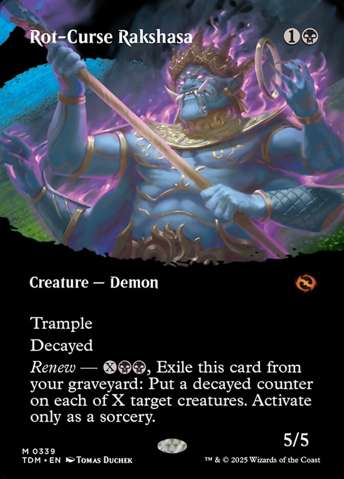 Rot-Curse Rakshasa (Borderless)