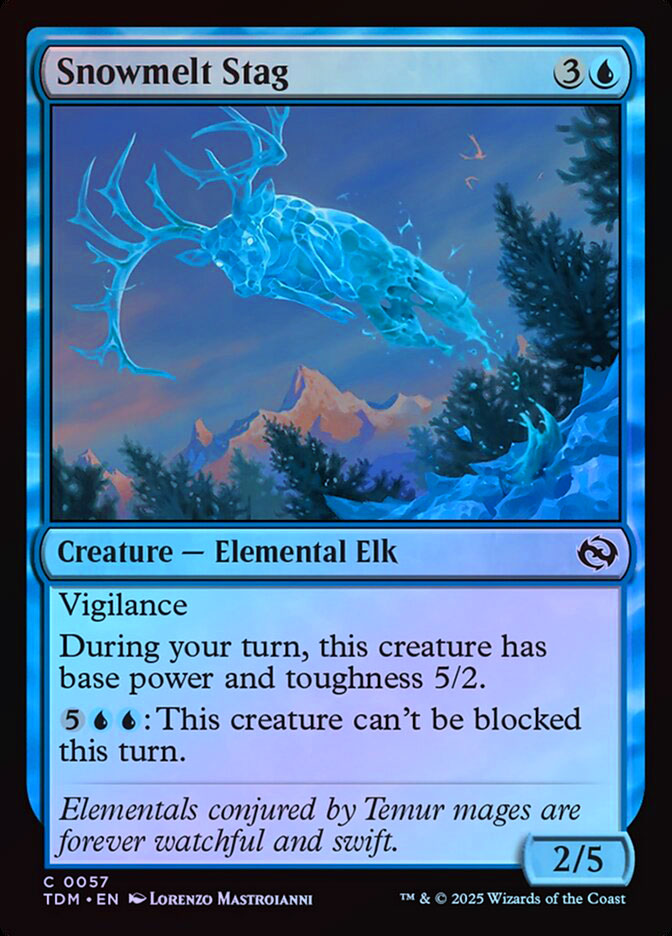 Snowmelt Stag - Foil