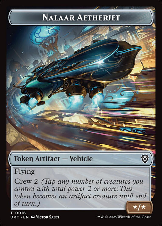 Golem (013) // Nalaar Aetherjet (016) Double-Sided Token