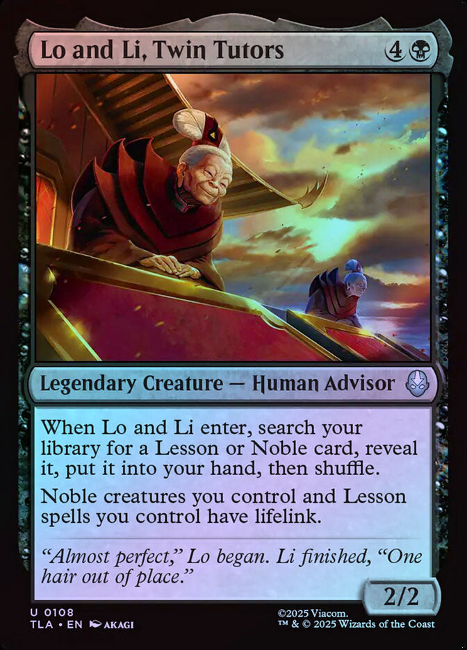 Lo and Li, Twin Tutors - Foil