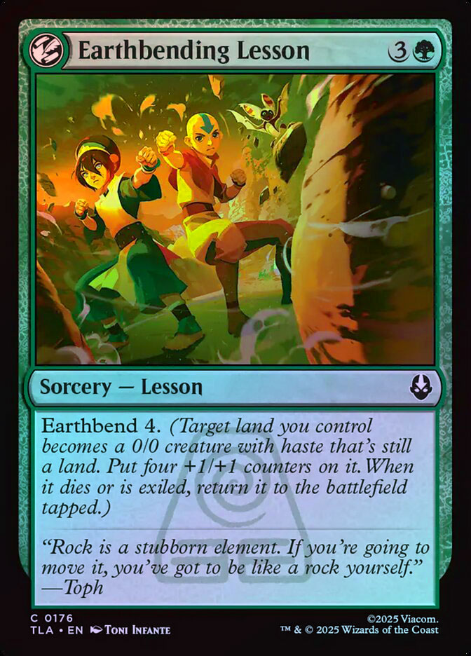 Earthbending Lesson - Foil