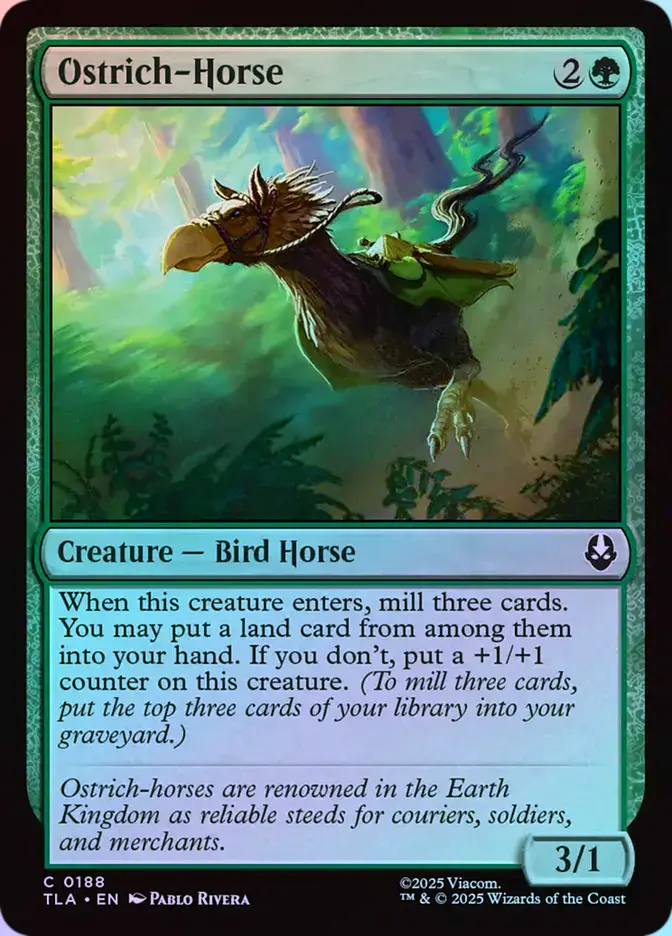 Ostrich-Horse - Foil
