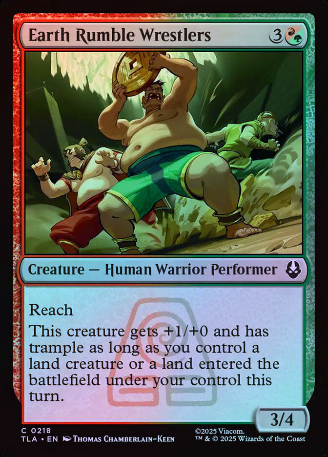 Earth Rumble Wrestlers - Foil