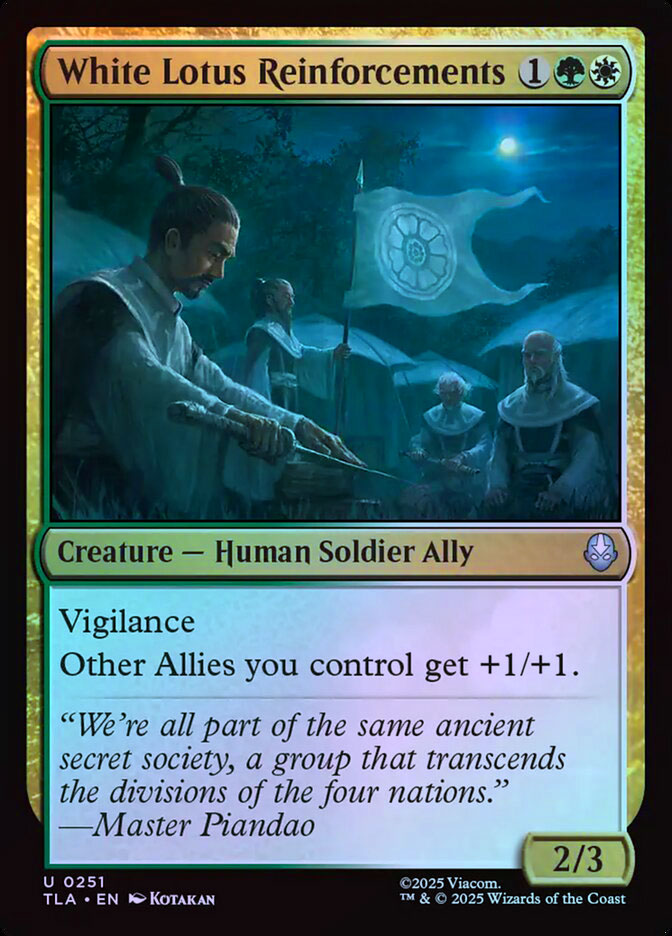 White Lotus Reinforcements - Foil