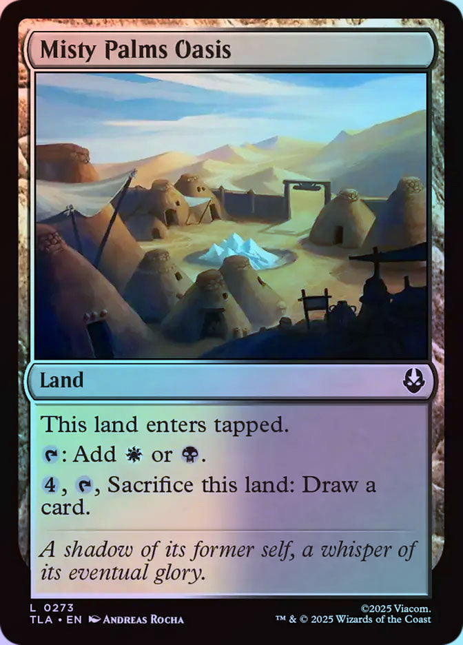 Misty Palms Oasis - Foil