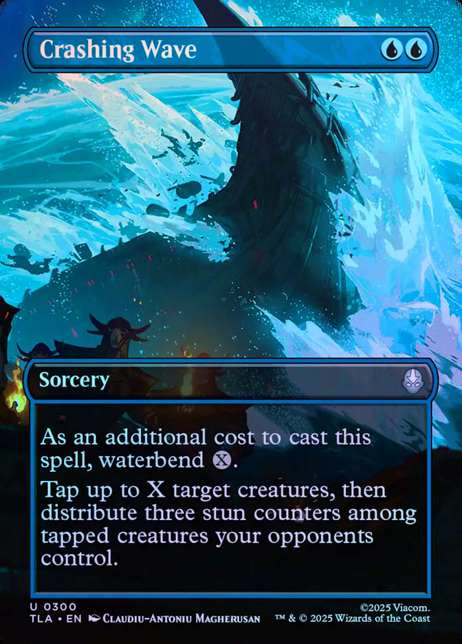 Crashing Wave (Borderless) - Foil
