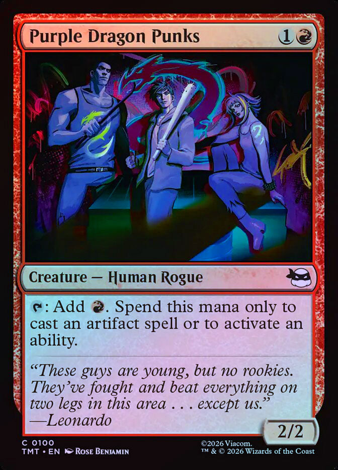 Purple Dragon Punks - Foil