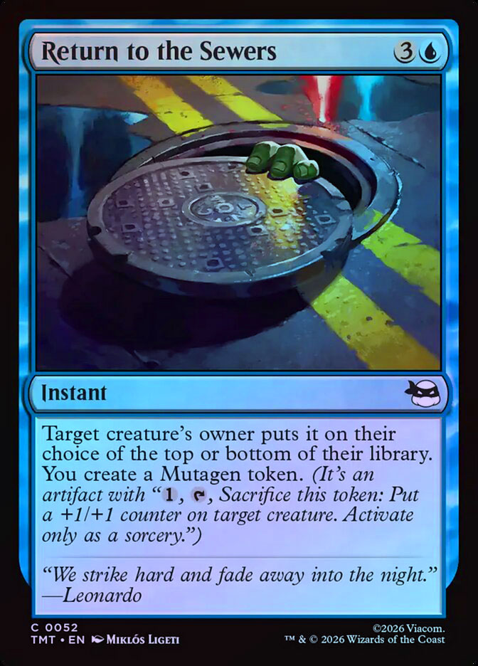 Return to the Sewers - Foil