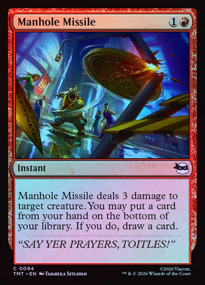 Manhole Missile - Foil