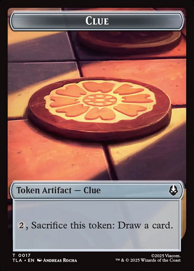 Clue (017) Double-Sided Token