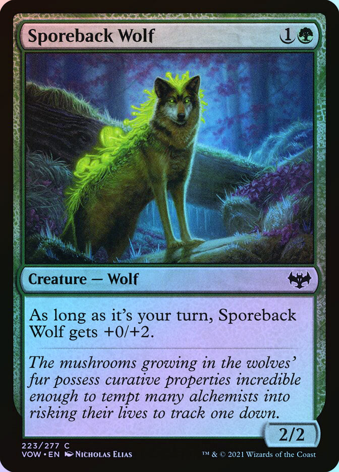 Sporeback Wolf - Foil