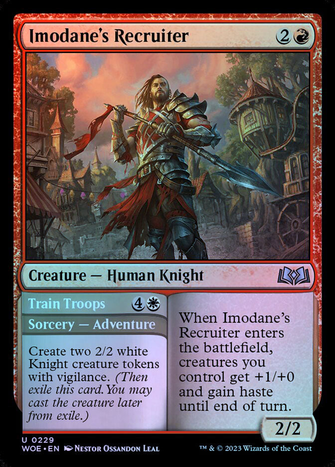 Imodane's Recruiter // Train Troops - Foil