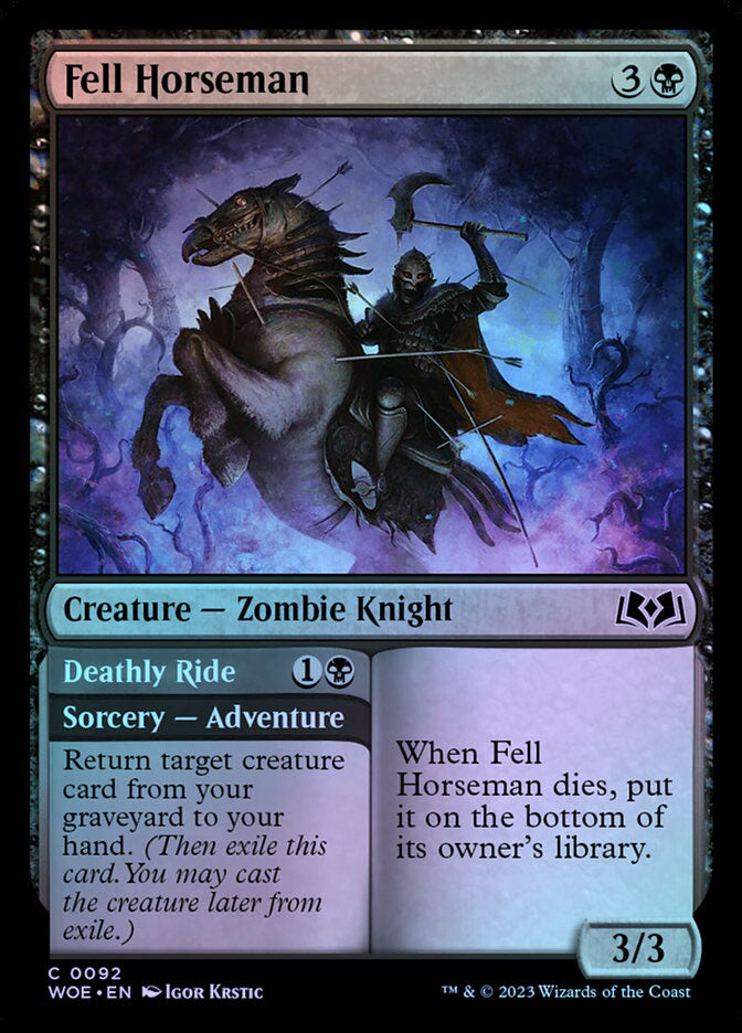 Fell Horseman // Deathly Ride - Foil