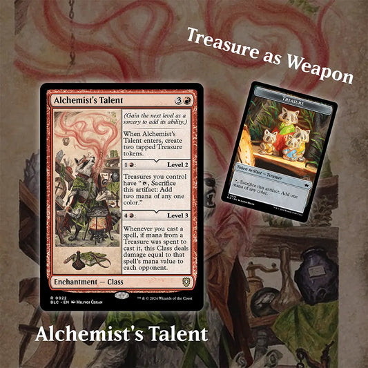 MTG Alchemist' s Talent - Treasure as Weapon