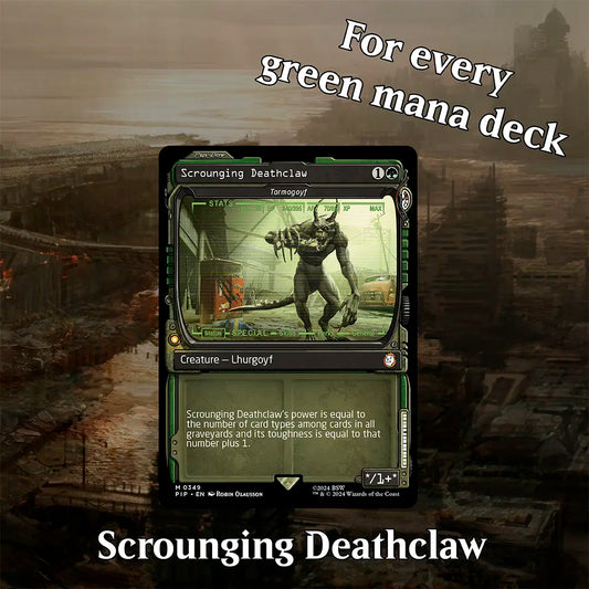 MTG Scrounging Deathclaw - Tarmogoyf - green mana deck