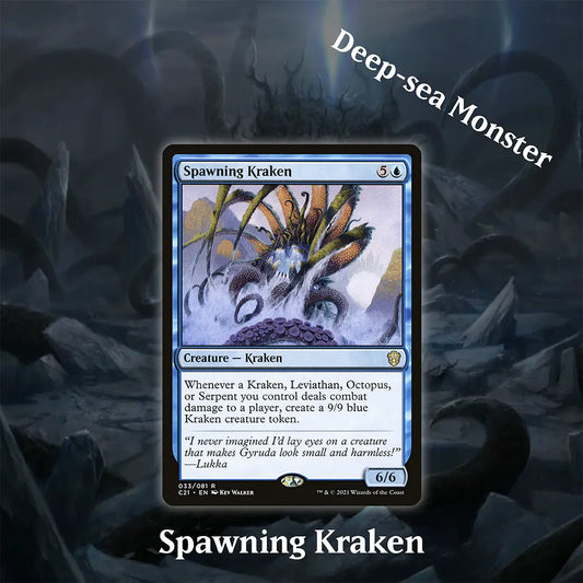 MTG Spawning Kraken - Deep-sea Monster