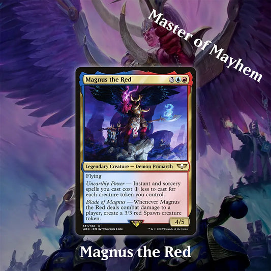 MTG Magnus the Red Master of Mayhem