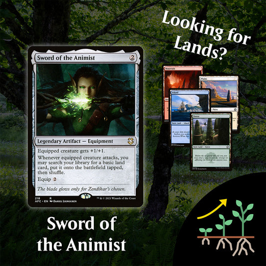 Sword of the Animist - Looking for lands?