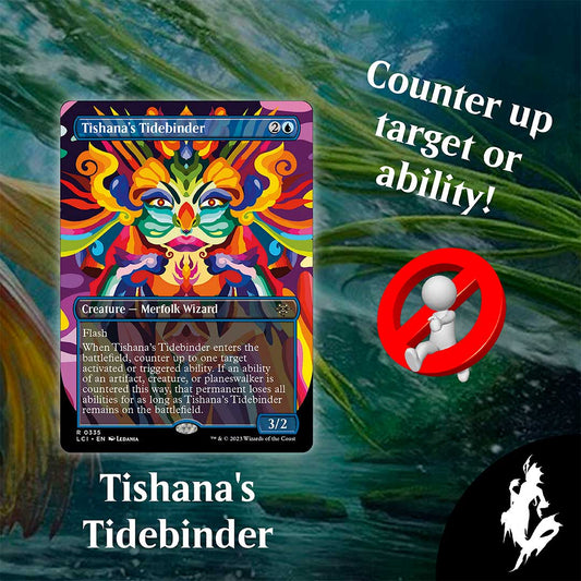 Tishana's Tidebinder counter up target or ability