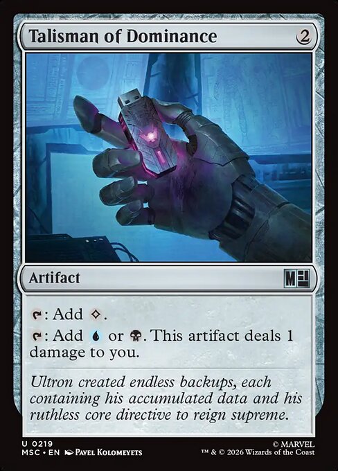 Talisman of Dominance - Marvel Super Heroes Commander