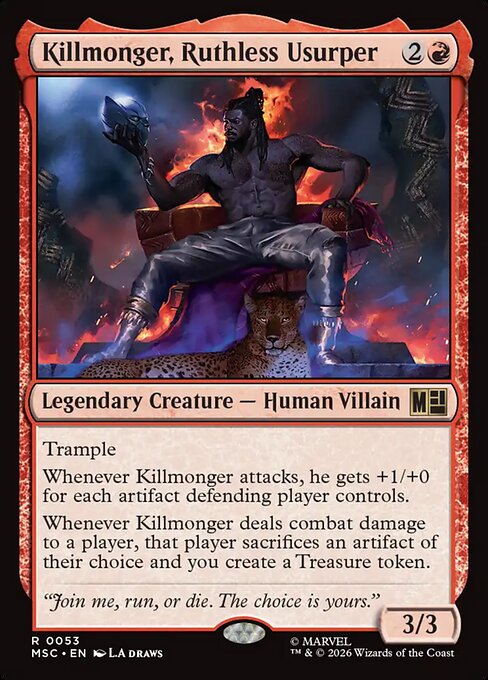 Killmonger, Ruthless Usurper - Marvel Super Heroes Commander