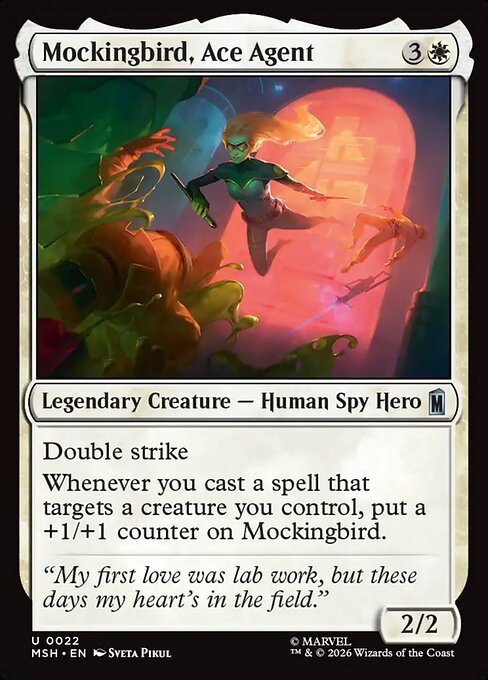 Mockingbird, Ace Agent - Marvel Super Heroes