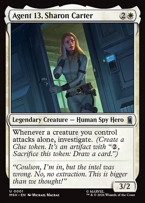Agent 13, Sharon Carter - Marvel Super Heroes