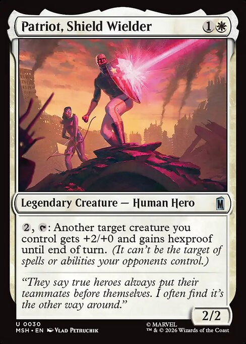 Patriot, Shield Wielder - Marvel Super Heroes
