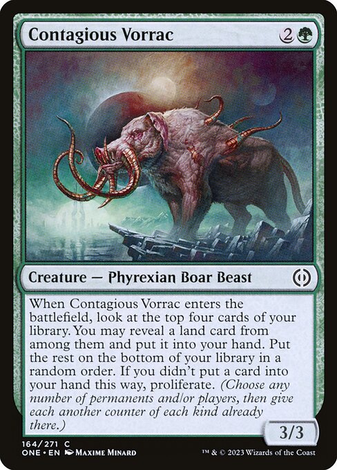 Contagious Vorrac - Phyrexia: All Will Be One