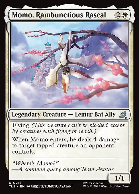 Momo, Rambunctious Rascal - Avatar: The Last Airbender Eternal
